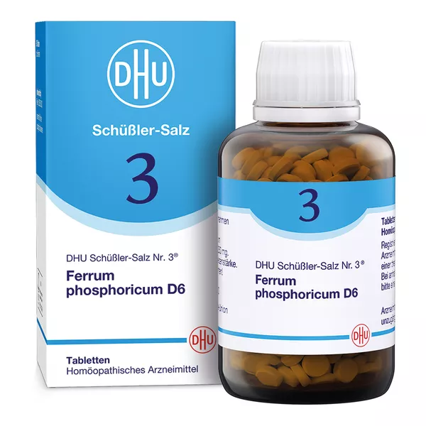 DHU Schüßler-Salz Nr. 3 Ferrum phosphoricum D6, 900 St.