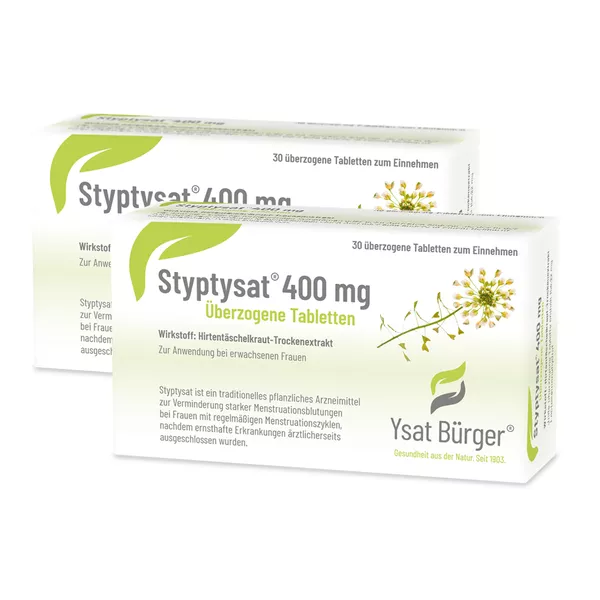 Styptysat 400 mg überzogene Tabletten 2X30 St