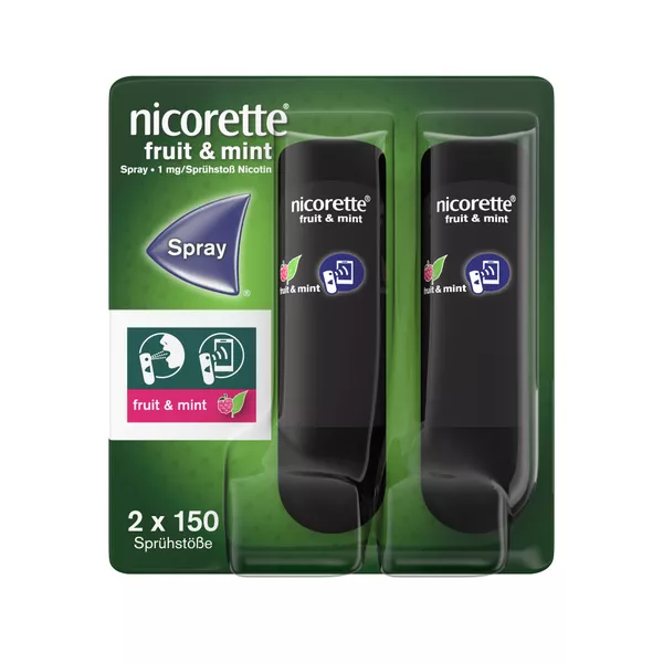 Nicorette Fruit & Mint Spray 1 mg/Sprühs- Jetzt bis zu 10 Rabatt sichern*