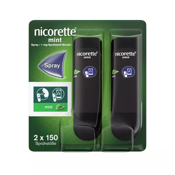 Nicorette Mint Spray 1 mg/Sprühstoß NFC – 10€ Rabatt*, 2 St.
