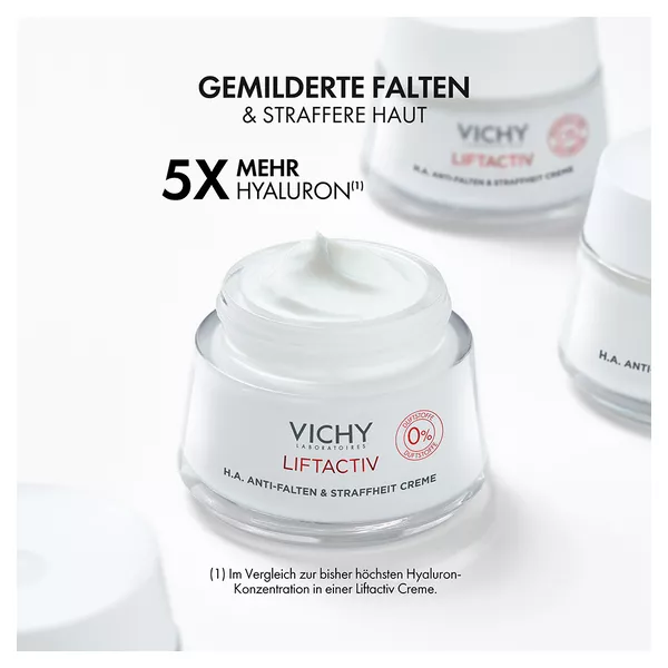 VICHY Liftactiv Hyaluron Creme ohne Duftstoffe, 50 ml