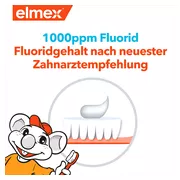 elmex Kinder-Zahnpasta Doppelpack, 2 x 50 ml