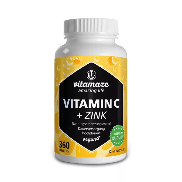 Vitamin C 1000 mg + Zink 360 St