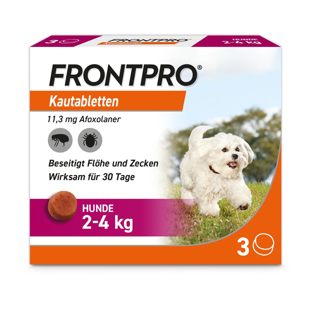 FRONTPRO Kautablette Hunde 2-4kg