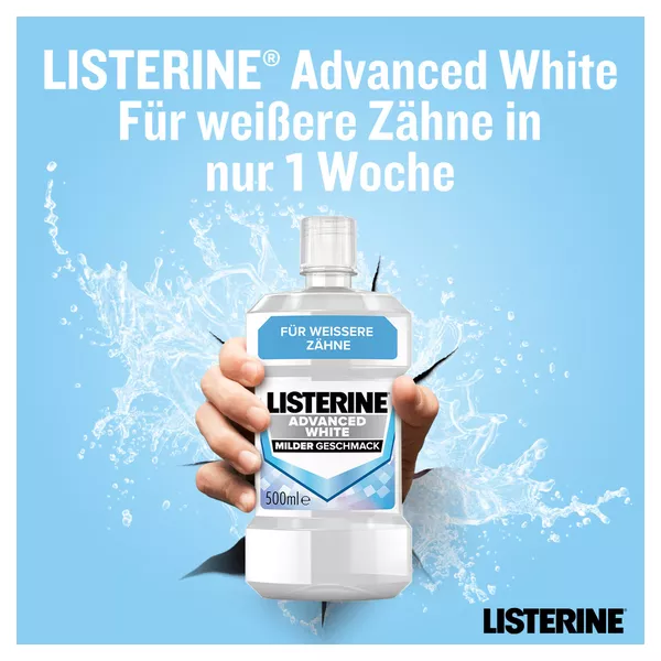 LISTERINE Advanced White Mild, 500 ml