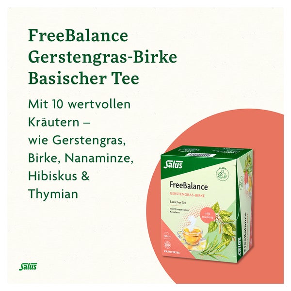 Freebalance Gerstengras-birke Tee Bio Sa 40 St