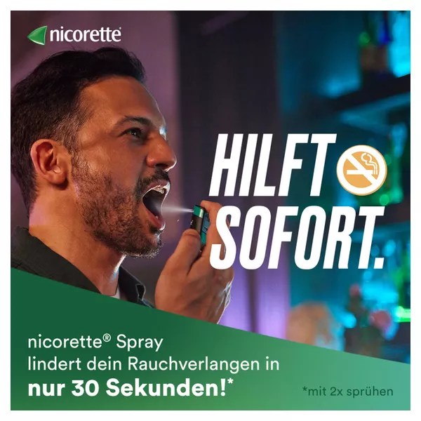 Nicorette Mint Spray 6er Pack 3X2 St