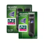 Nicorette Fruit & Mint Spray 3er Pack 3 St