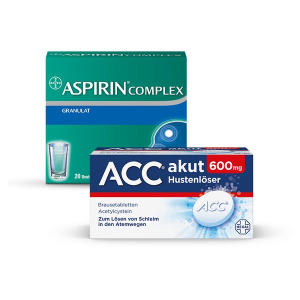 Aspirin Complex + ACC akut 600 mg 1 Set