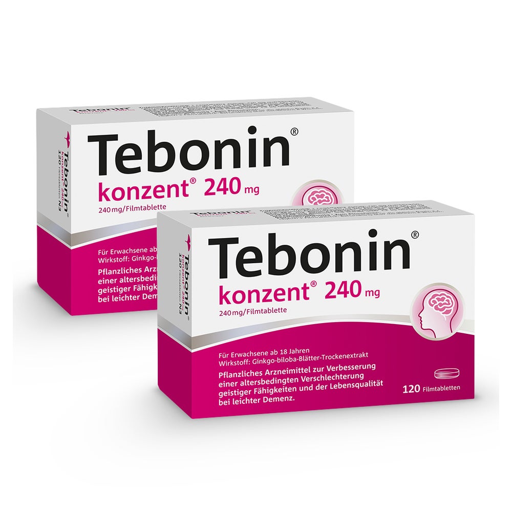 Tebonin konzent 240 mg - 2 x 120 St. 240 St