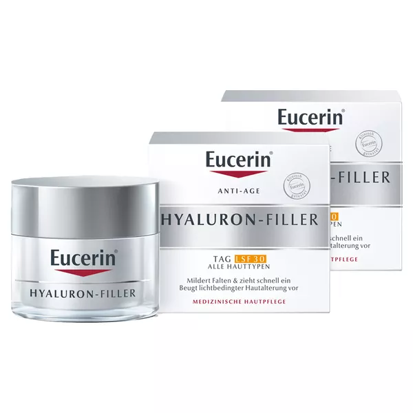 Eucerin Anti-age Hyaluron-filler Tag LSF, 2 x 50 ml