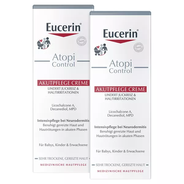 Eucerin AtopiControl Akutpflege Creme, 2 x 100 ml