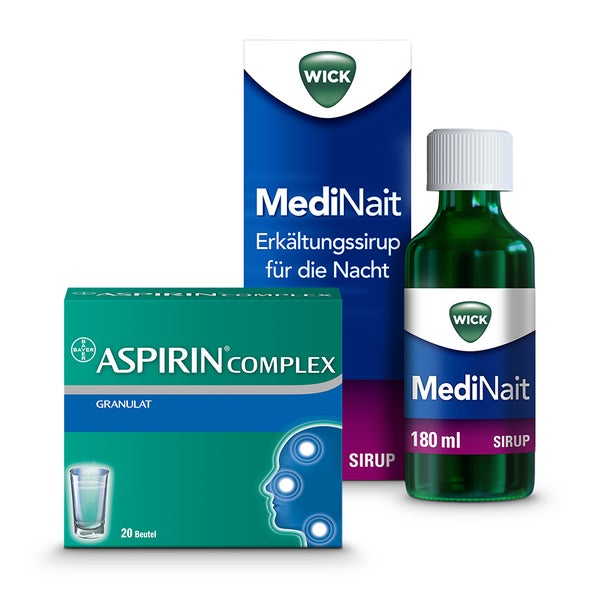WICK MediNait + Aspirin Complex Granulat 1 Set