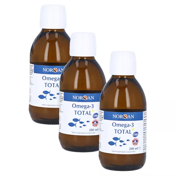 Norsan Omega-3 Total flüssig, 3 x 200 ml