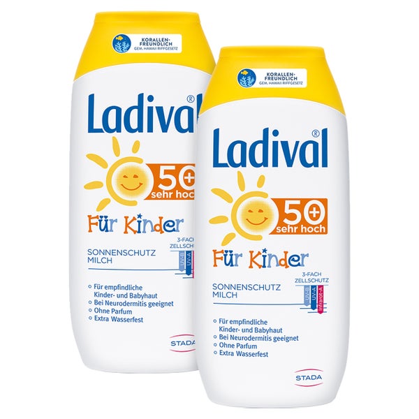 Ladival Kinder Milch LSF 50+ 2X200 ml