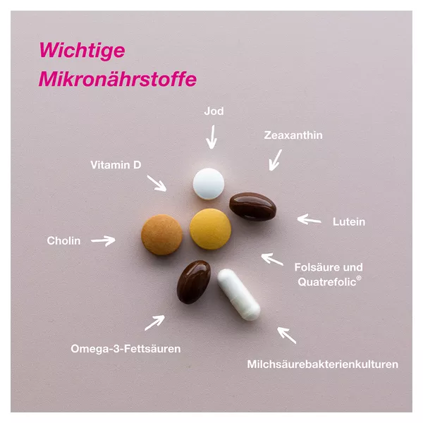 orthomol natal Tabletten+Kapseln Dreierpack 3X30 St