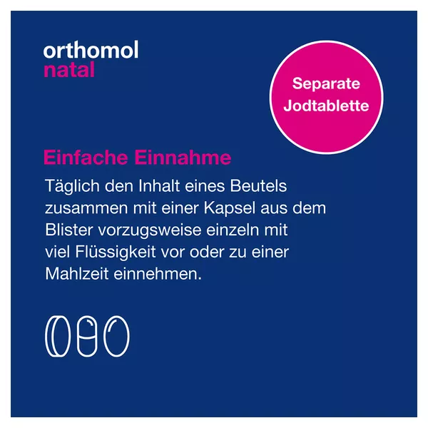 orthomol natal Tabletten+Kapseln Dreierpack 3X30 St