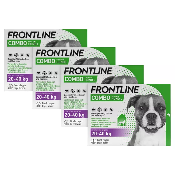 Frontline Combo Spot on Hund L Lsg.z.Auf, 4 x 3 St.